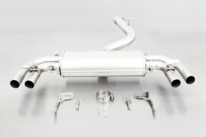 Audi S3 Quattro Performance Exhaust - Rear - Remus - Axle Back - 2013